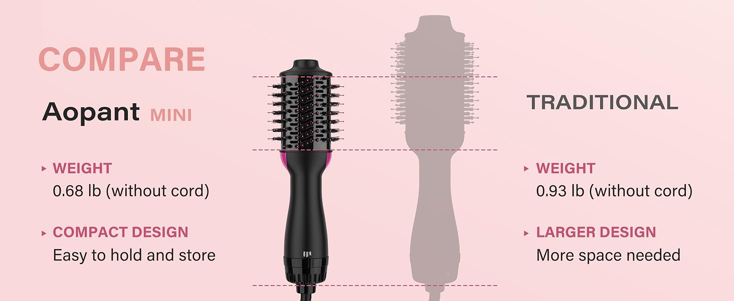 dual voltage blow dryer brush
