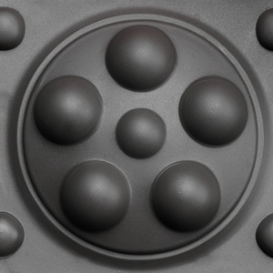 Foot massage raised nodes