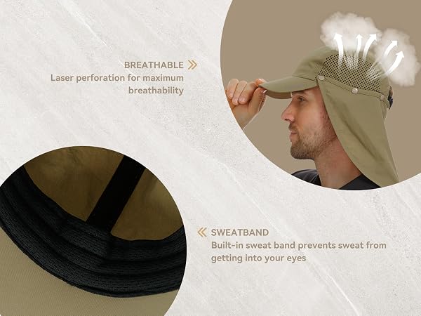 breathable sun hat