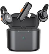 Linber Wireless Lavalier Microphone for iPhone &amp; Android, USB-C Mini Mic with AI Noise Canceling,...