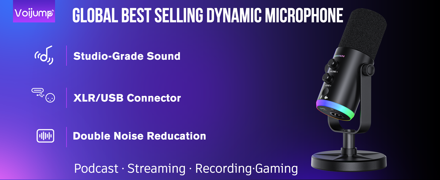 voijump Dynamic Microphone