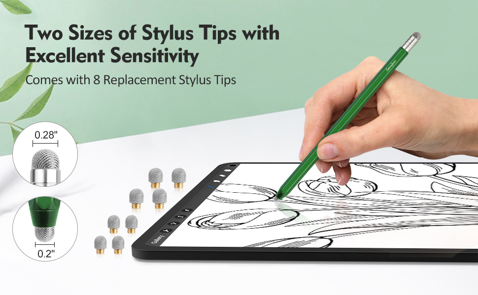 stylus with replacement tips