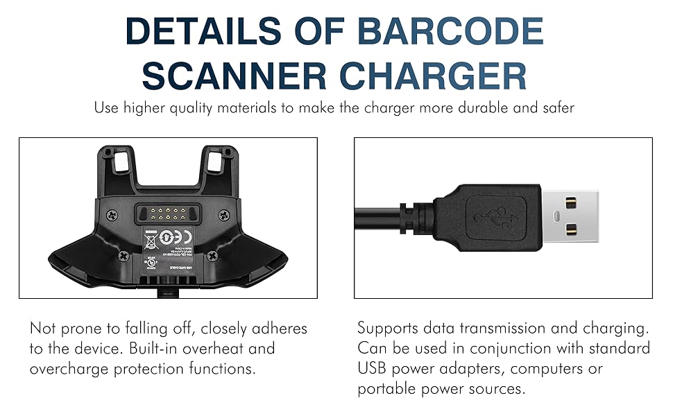 TC77 USB Charger Cable for TC77 TC70 TC72 TC75 TC75X TC70X TC55 TC720L TC75EK TC75AH TC75GK TC700H