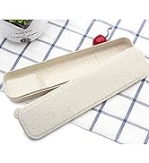 OriGlam Portable Flatware Box Travel Tableware Storage Box, Travel Case Travel Tableware Storage ...
