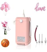 AXHJ Battery Powered Balloon Pump,2-in-1 Electric Air Balloon Pump,Balloon Inflator for 260q,Foil...