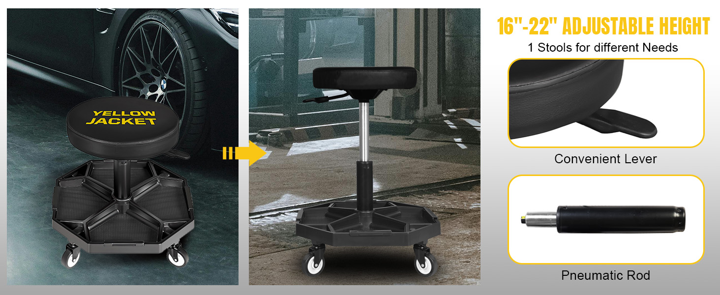 garage seat stool creeper