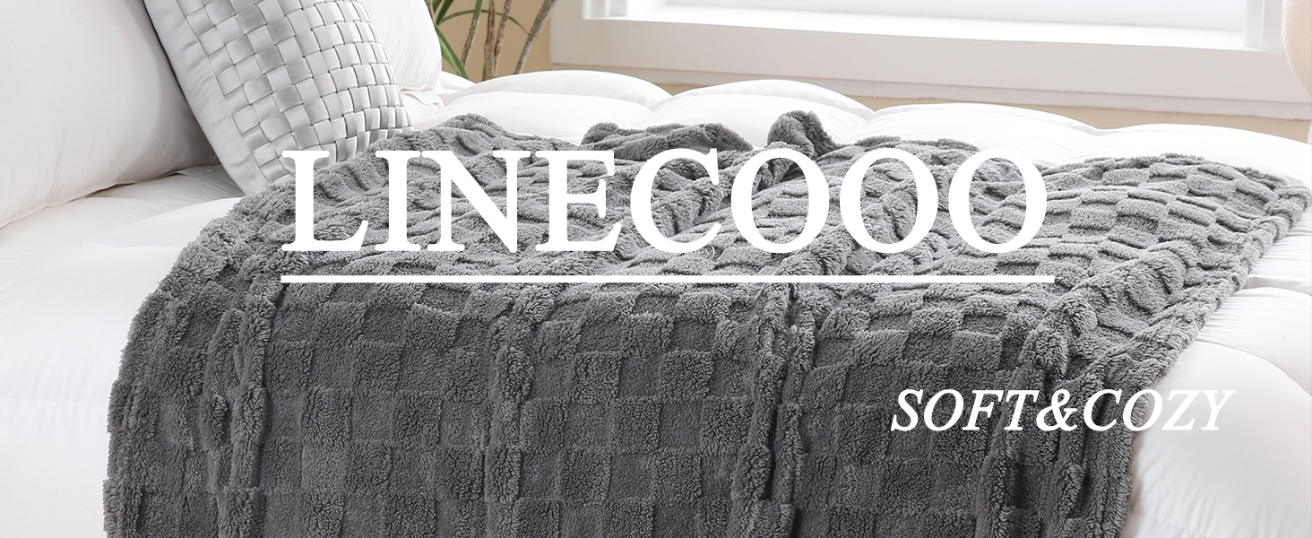 grey throw blanket