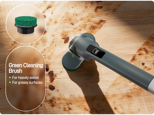 Green Cleaning Brush