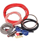 8 Gauge Audio Amplifier Installation Wiring Systems KIT,Make Connections and Brings Power to Your...