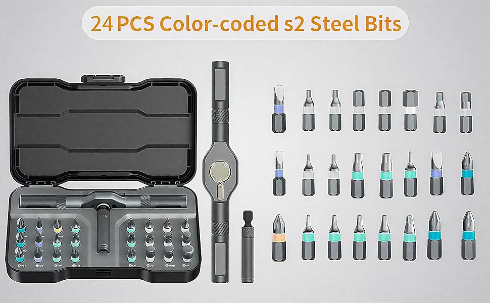 24 in 1 Magnetic Screwdriver Set