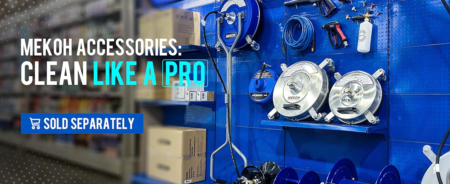 MEKOH pressure washer accessories