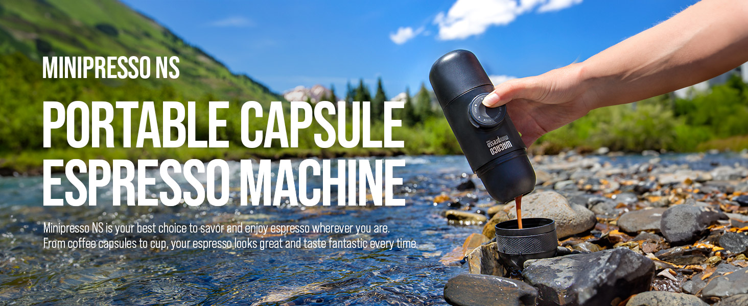 Portable Espresso Machine, Compatible Nespresso Original Capsules and Compatibles