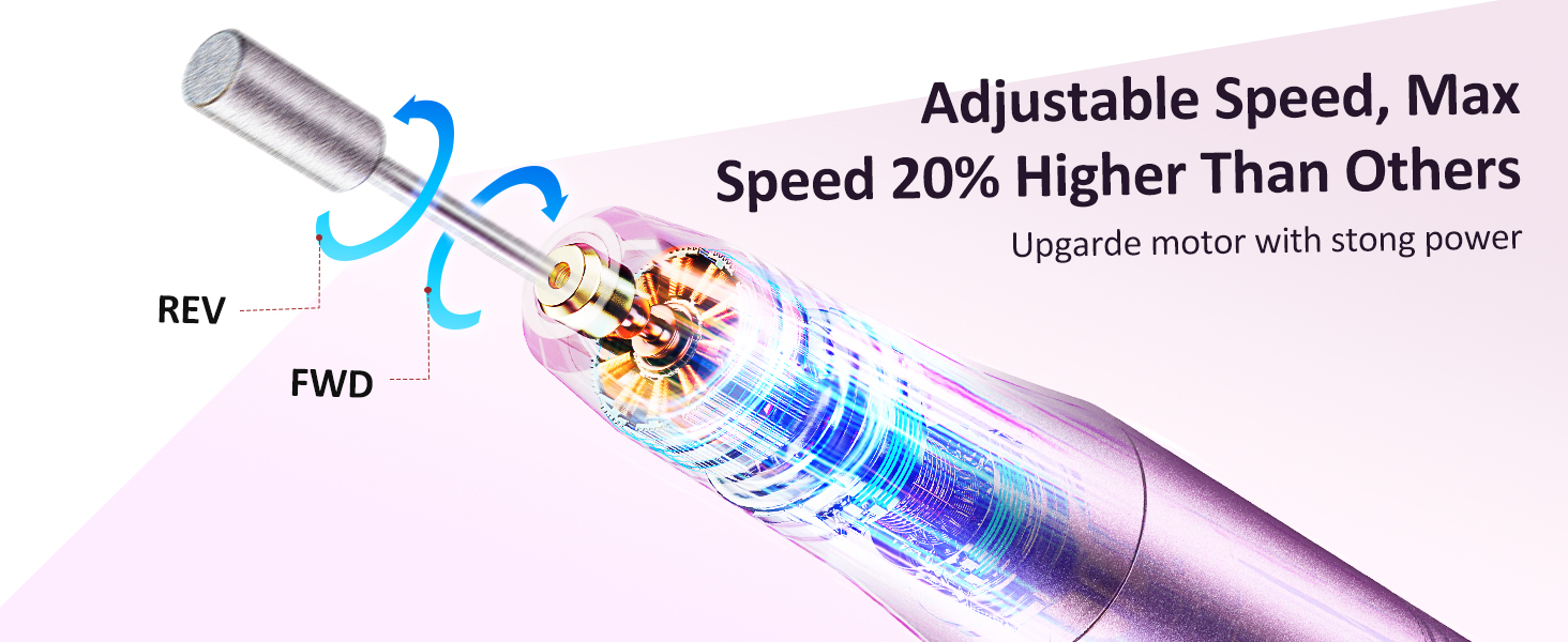 Cordless Nail Drill Electric File Lima de taladro de uñas eléctrica inalámbrica