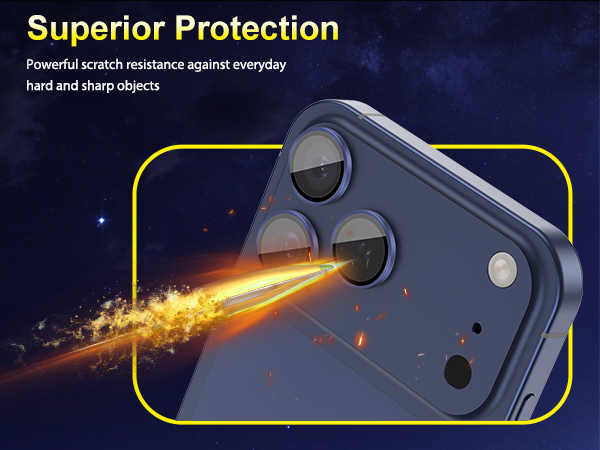 iPhone camera lens protector 17 pro