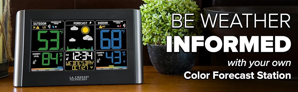 lacrosse, la crosse, C85845, forecast, temperature, wireless, weather