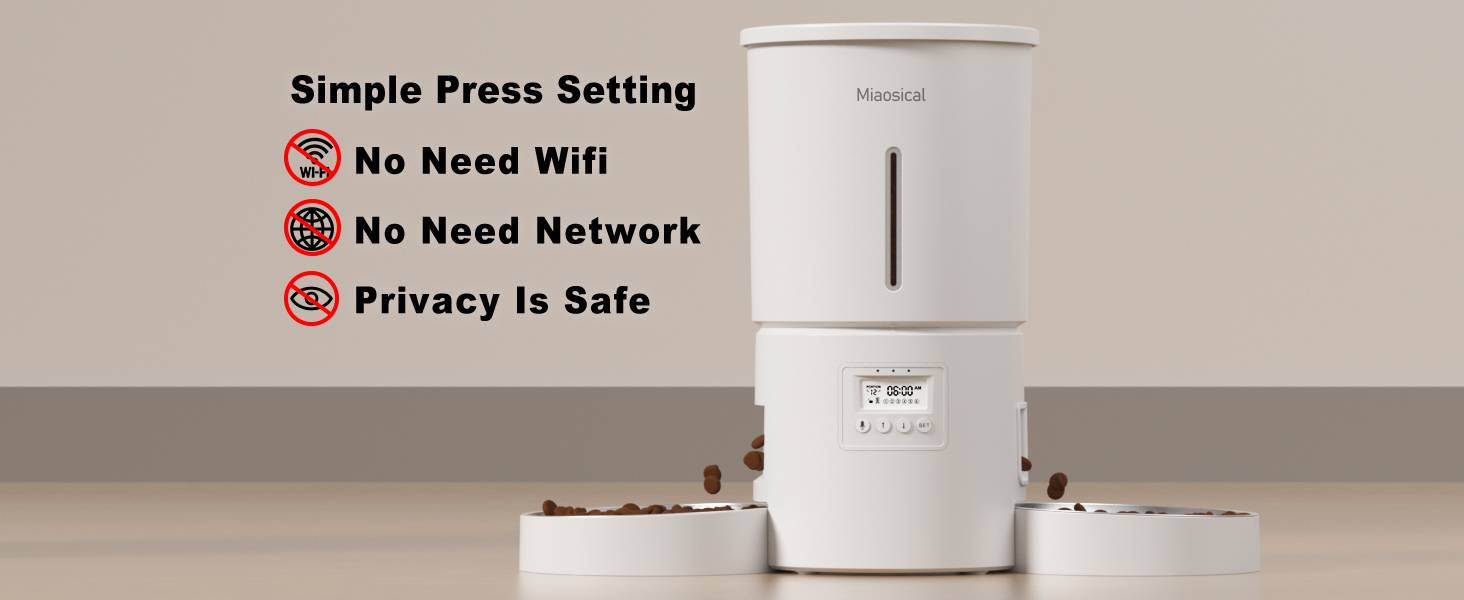 dual cats auto feeder