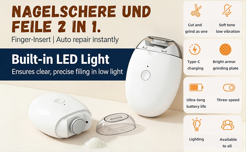Electric Automatic Nail Clipper