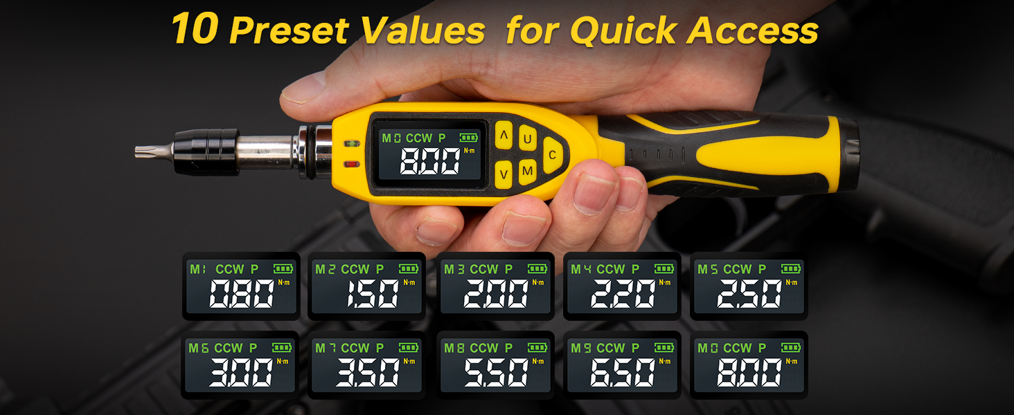 digital torque screwdriver