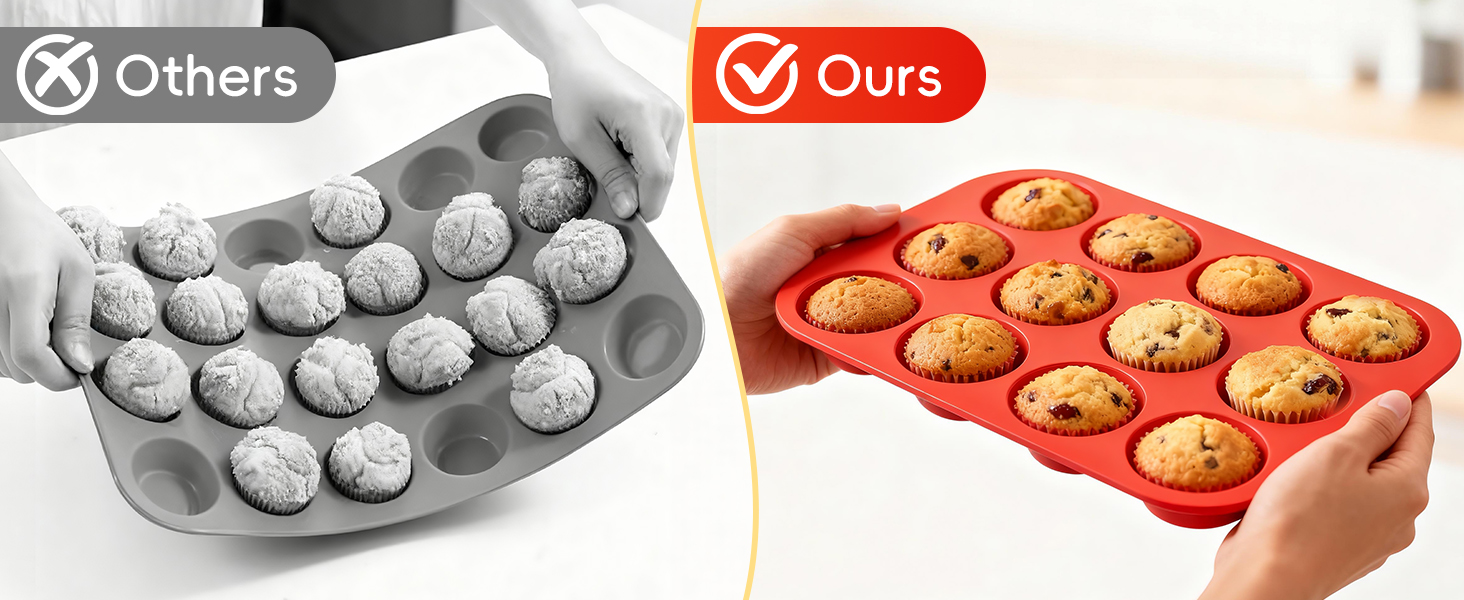 silicone muffin pan