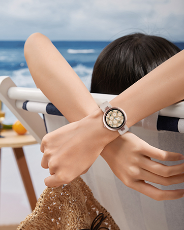 the watch is a watch that is designed to be worn by a woman.