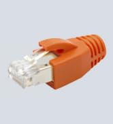 VCELINK Cat7 Cat6A RJ45 Pass Through Connectors Shielded 30-Pack, UL-Listed 3-Prong 50µ Gold Plat...