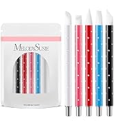 MelodySusie 5Pcs Nail Art Sculpture Pen Brushes for Resin Nail Art Tools for Design Nail Foil Car...