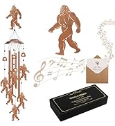 YHmall Big Foot Wind Chimes for Outside, Big Foot Gifts for Women, Men, Housewarming Memorial Bir...