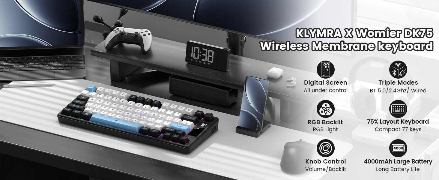 Womier DK75 Wireless Mechanical Keyboard