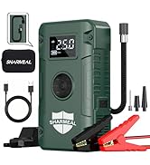 Sharmeal Jump Starter 6000A,12V Car Battery Jump Starter with Air Compressor (Up to All Gas or 10...