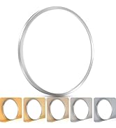 libtit 15inch LED Flush Mount Ceiling Light, Dimmable &amp; 5Color Temperatures (3000K-6500K), 30W Ro...