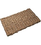 Kings County Tools Natural Jute Woven Door Mat | Hides Dirt and Cleans Shoes Outside of Home | Be...