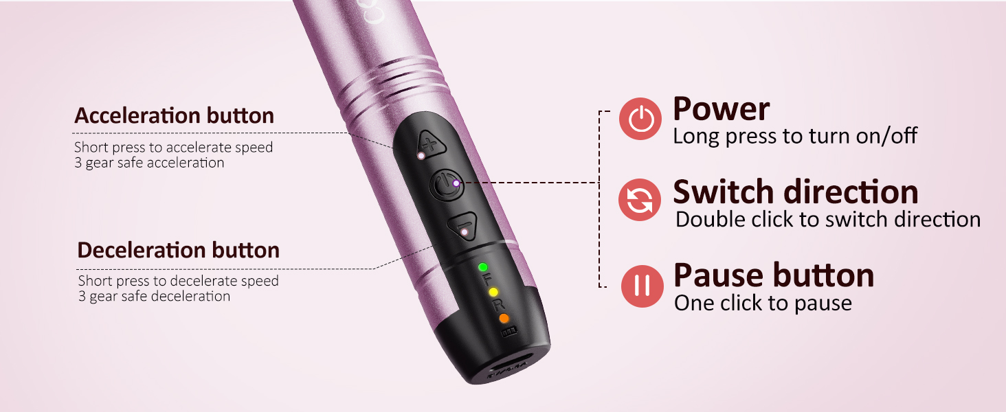 Cordless Nail Drill Electric File Lima de taladro de uñas eléctrica inalámbrica