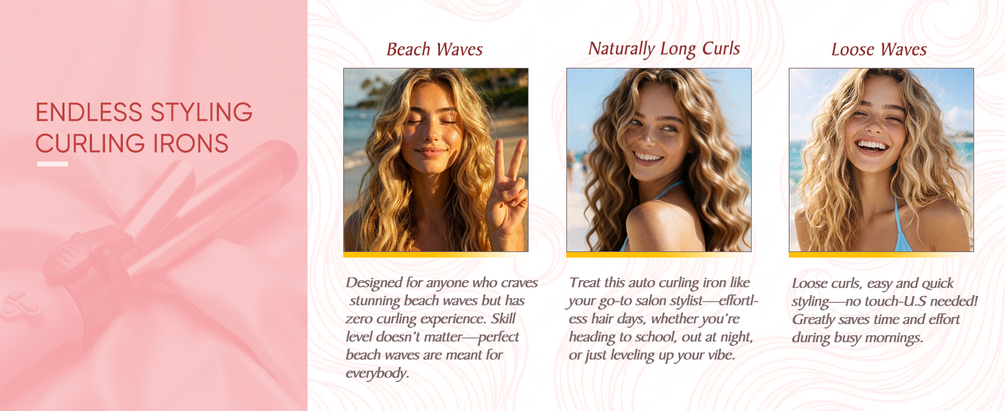 beach waver curling iron