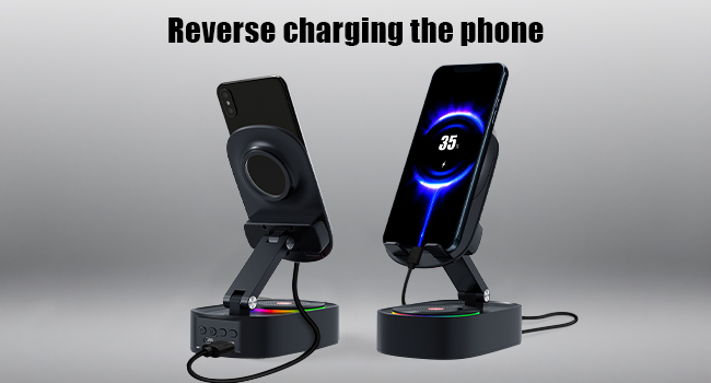 Cell Phone Stand with Wireless Bluetooth