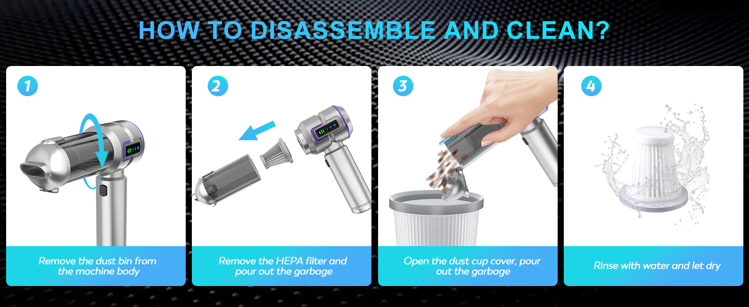 KedeeSparkle Car Vacuum Cleaner