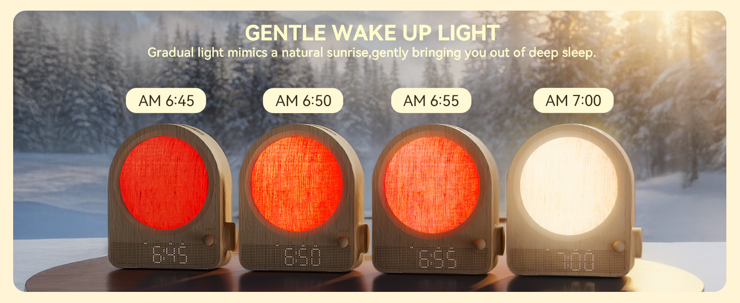 gentle wake up light