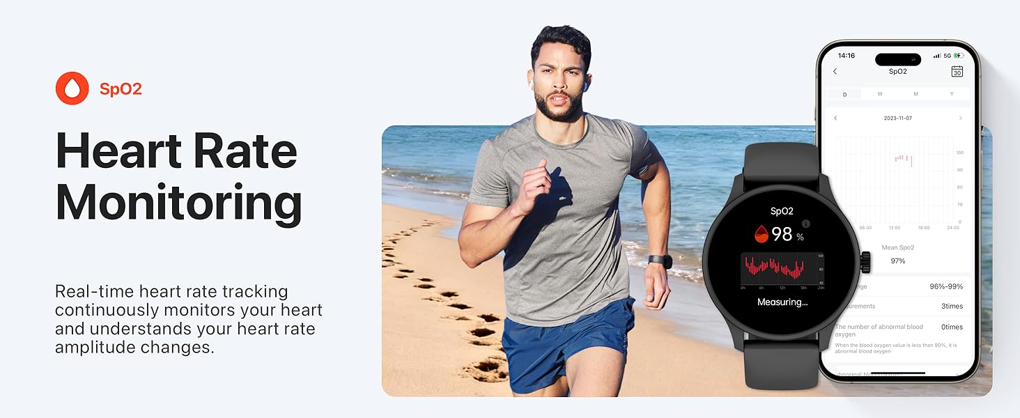 Blood oxygen monitoring