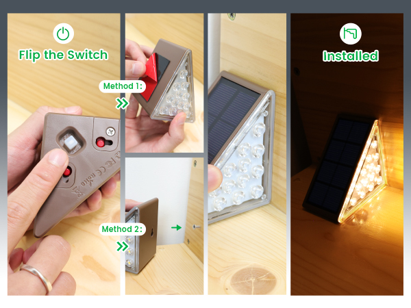 outdoor Solar Step Lights 