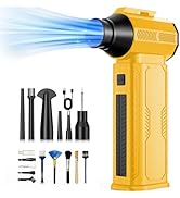 ZOAIVR Compressed Air Duster, 130,000RPM Ultra-Powerful Cordless Electric Air Duster with 8000mAh...
