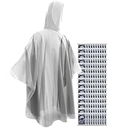 Hagon PRO Disposable Rain Ponchos for Adults (150 Pack)