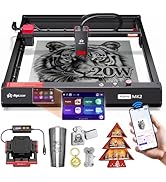 Algolaser 20W Laser Engraver Machine - Laser Cutter/Engraver with Air Assist Kit - Laser Engravin...
