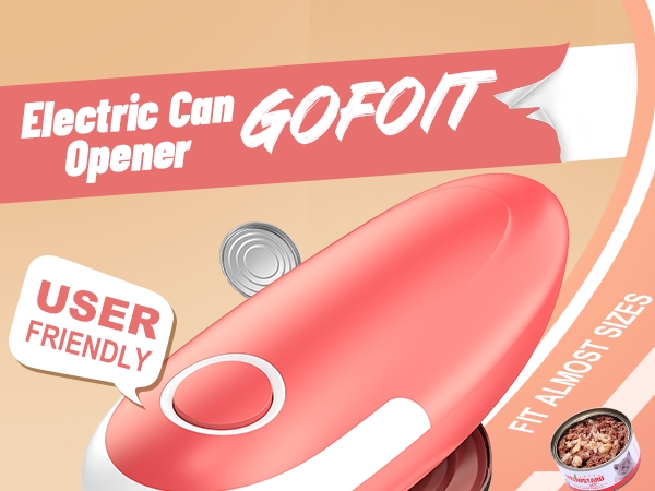 electric can opener, hands free