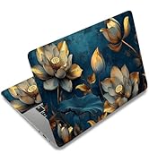SUPERDANT Laptop Skin Sticker Lotus Flower Laptop Decals Personalized Universal Notebook Computer...