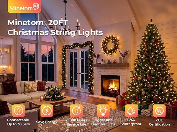 Christmas string lights