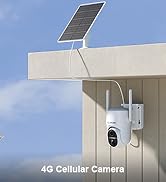 4G LTE Cellular Security Cameras Wireless Outdoor, No WiFi Security Camera, Solar Outdoor Camera ...