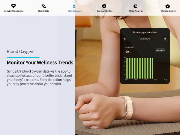 Smart Bracelet,Smart Health Wristband for Man&amp;Women