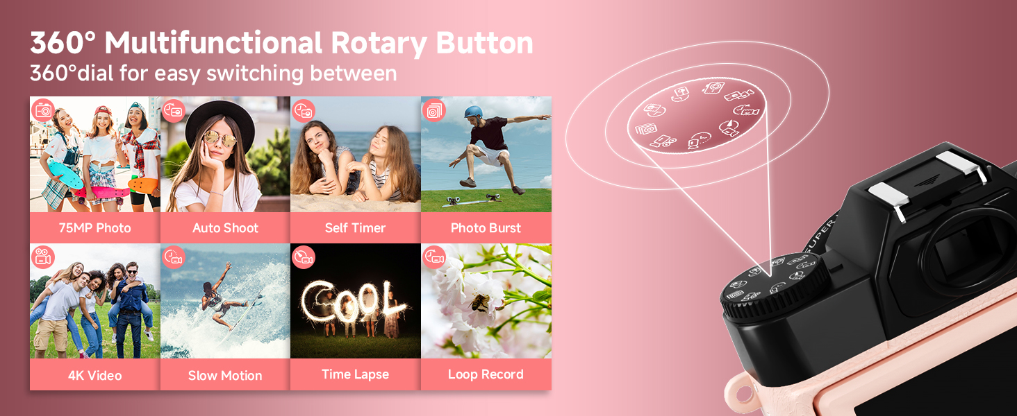 Multifunctional Button,camera for vlogging,photography camera vlogging camera camaras fotograficas