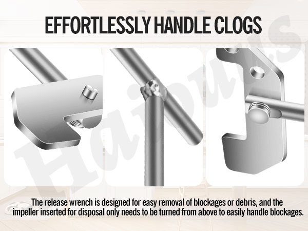 Garbage Disposer Unjamming Wrench