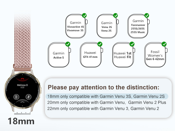 DaQin Stretchy Nylon Relacement Wristband for Men
