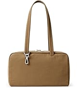 WLLWOO Nylon Tote Bag, Bowler Bag Women Shoulder Purse with Keychain Clip, Lightweight Zipper Han...